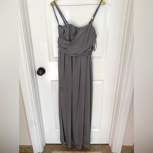 Tevolio Gray formal bridesmaid gown Size 2